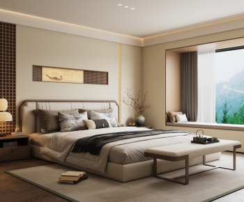 New Chinese Style Bedroom-ID:785434015