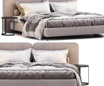 Modern Double Bed-ID:524832963