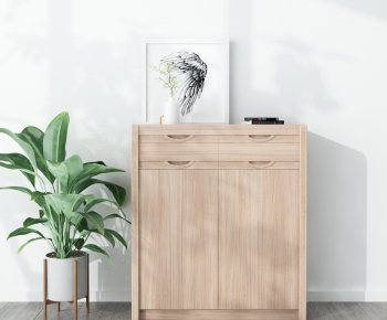 Nordic Style Shoe Cabinet-ID:786427026