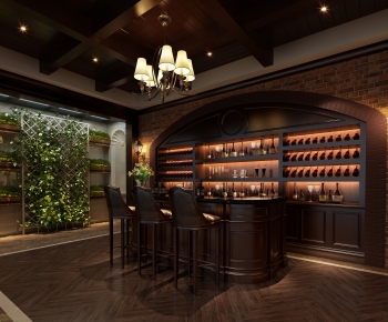 American Style Wine Cellar/Wine Tasting Room-ID:957113038