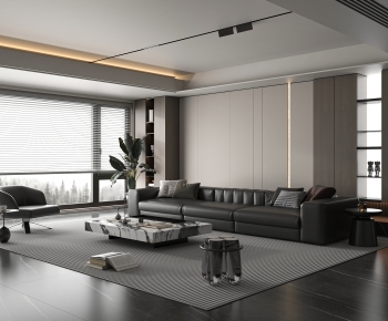 Modern A Living Room-ID:598593959