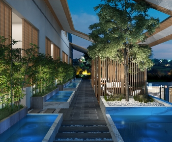 New Chinese Style Courtyard/landscape-ID:973339188