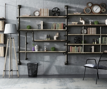 Industrial Style Shelving-ID:470624925