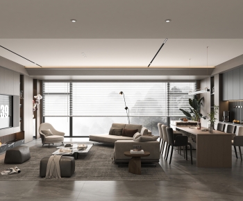 Modern A Living Room-ID:286122084