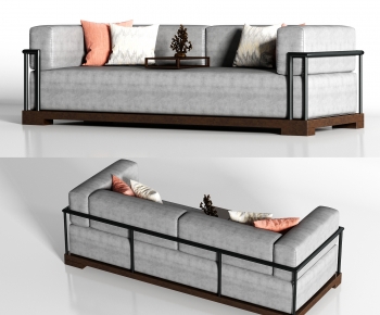 New Chinese Style A Sofa For Two-ID:253216989