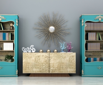 American Style Entrance Cabinet-ID:398610129