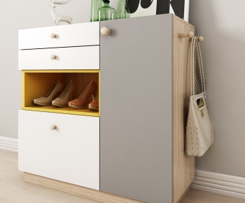 Nordic Style Shoe Cabinet-ID:334500071