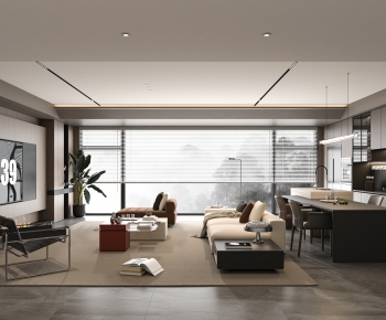 Modern A Living Room-ID:730716948