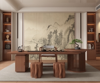 New Chinese Style Tea House-ID:670479068