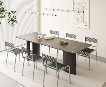 Modern Dining Table And Chairs-ID:904369469