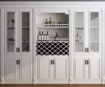 European Style Wine Cabinet-ID:134567985