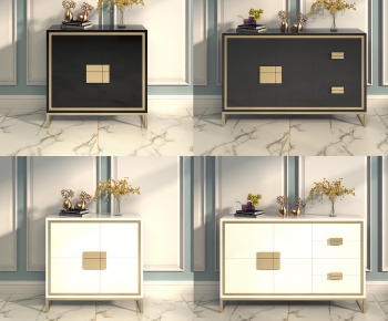 Post Modern Style Side Cabinet-ID:647245884