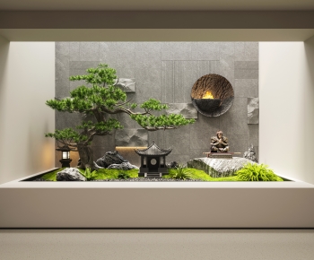 New Chinese Style Plant Landscaping-ID:288594019