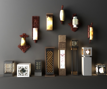 New Chinese Style Outdoor Light-ID:466743953