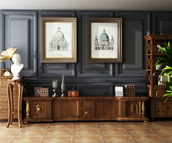 American Style TV Cabinet-ID:320355893