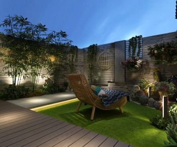 New Chinese Style Courtyard/landscape-ID:990127093