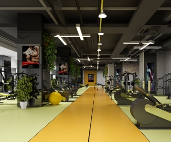 Industrial Style Gym-ID:350081922