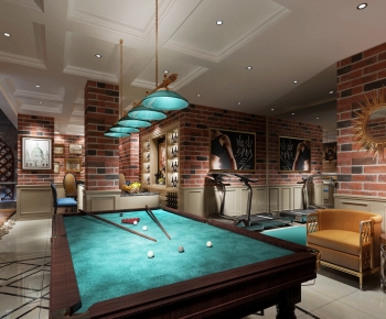 European Style Billiards Room-ID:980431084