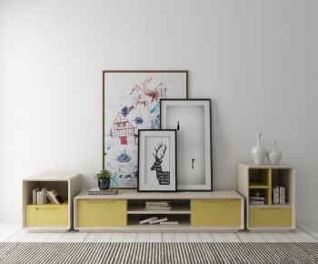 Nordic Style TV Cabinet-ID:105440633