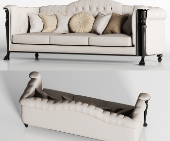 Simple European Style Three-seat Sofa-ID:918494948