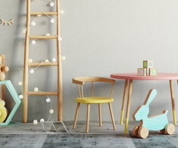 Modern Children's Table/chair-ID:897416114