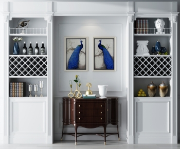 European Style Wine Cabinet-ID:209409955