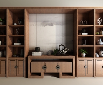 New Chinese Style Decorative Cabinet-ID:993627076