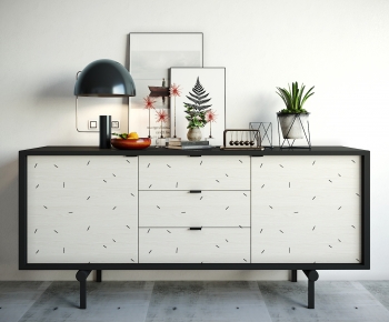 Nordic Style Side Cabinet-ID:240960146