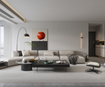 Modern A Living Room-ID:613078123