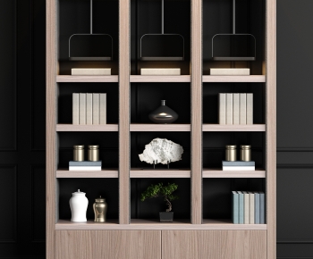 New Chinese Style Bookshelf-ID:383708001