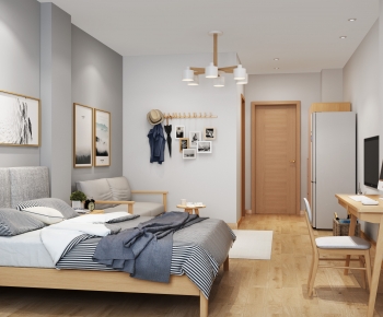 Nordic Style Bedroom-ID:876069123