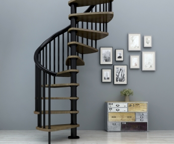 Modern Rotating Staircase-ID:392471081