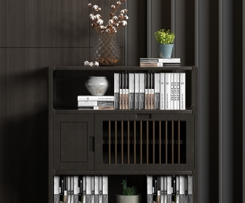 New Chinese Style Bookcase-ID:380985025