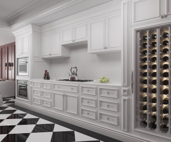 European Style Kitchen Cabinet-ID:624499375