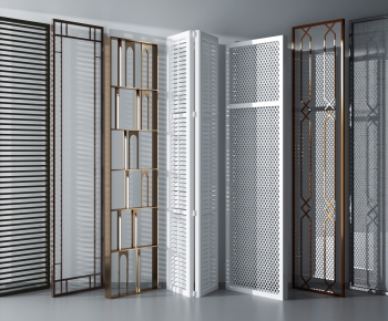 Modern Metal Screen Partition-ID:586514958