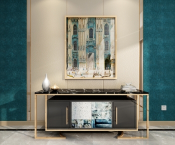 Post Modern Style Side Cabinet-ID:181019077