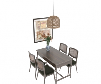 Modern Dining Table And Chairs-ID:603266956