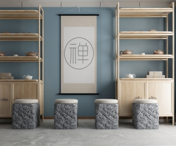 New Chinese Style Shelving-ID:315428021