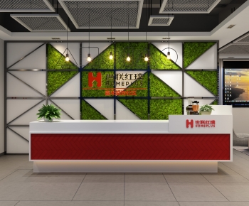 Modern Office Reception Desk-ID:587210892