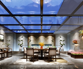 New Chinese Style Dining Room-ID:484102963