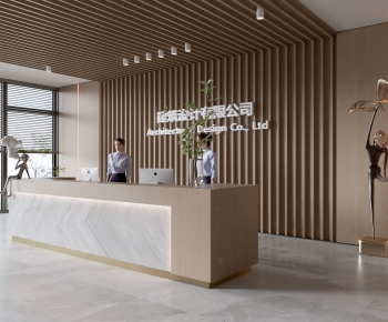 Modern Office Reception Desk-ID:290849228