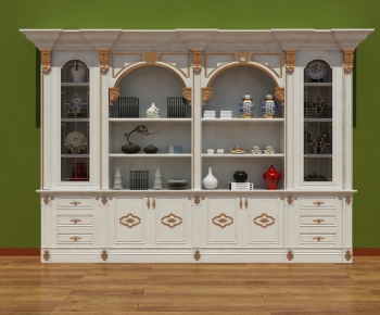 European Style Decorative Cabinet-ID:233599906