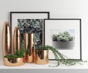 Modern Potted Green Plant-ID:104079014