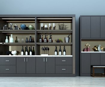 Modern Wine Cabinet-ID:376544952