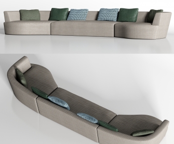 Modern Three-seat Sofa-ID:114892011