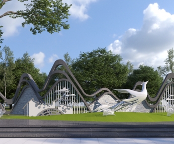 Modern Sculpture Sketch-ID:229763984