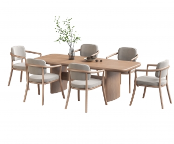 New Chinese Style Dining Table And Chairs-ID:211724045