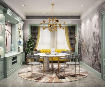 European Style Dining Room-ID:587995059