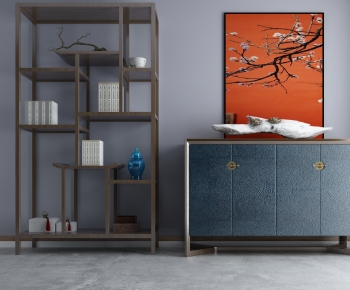 New Chinese Style Side Cabinet-ID:160873893