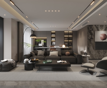 Modern A Living Room-ID:141483072